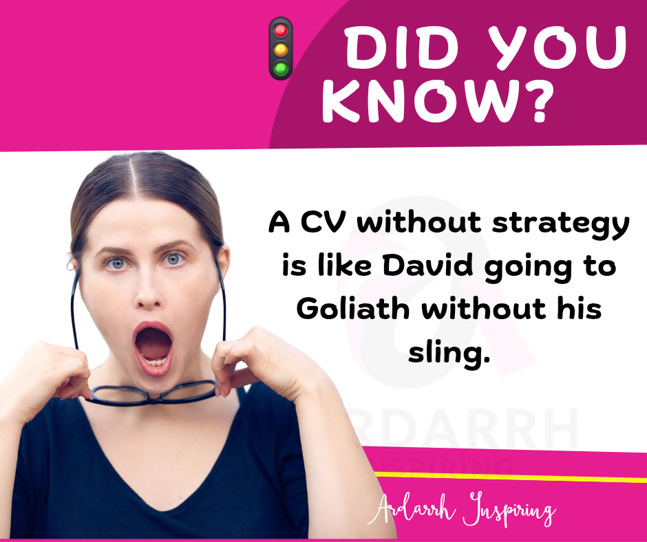 Your CV Is Your Sling. Don’t Face Goliath Empty-Handed.