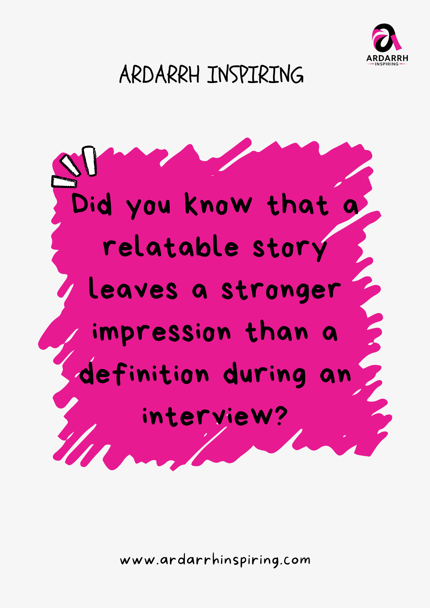 Did You Know a Relatable Story Can Win You the Job?