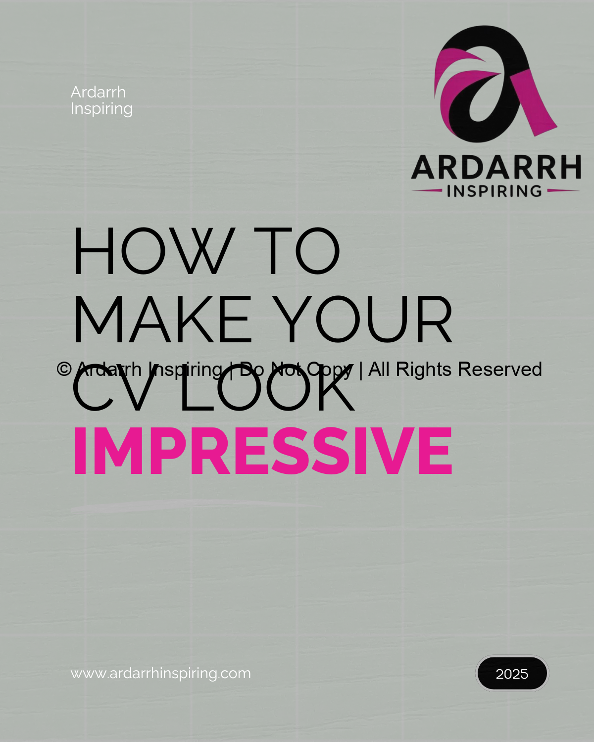 How to Make Your CV Look Impressive and Get Noticed
