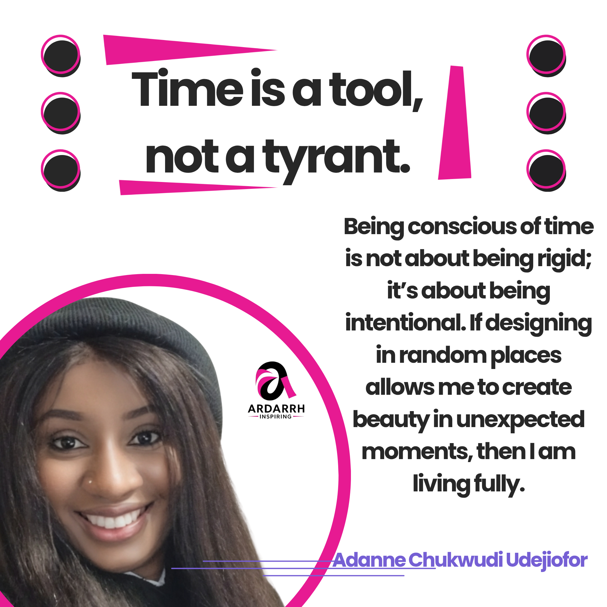 The Gift of Time, Creativity, and Dancing Without Steps