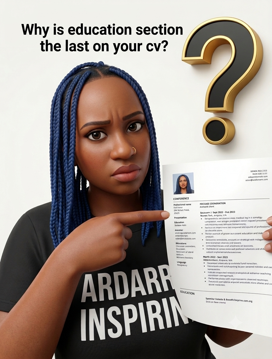 Why Is the Education Section Often Placed Last on a CV?
